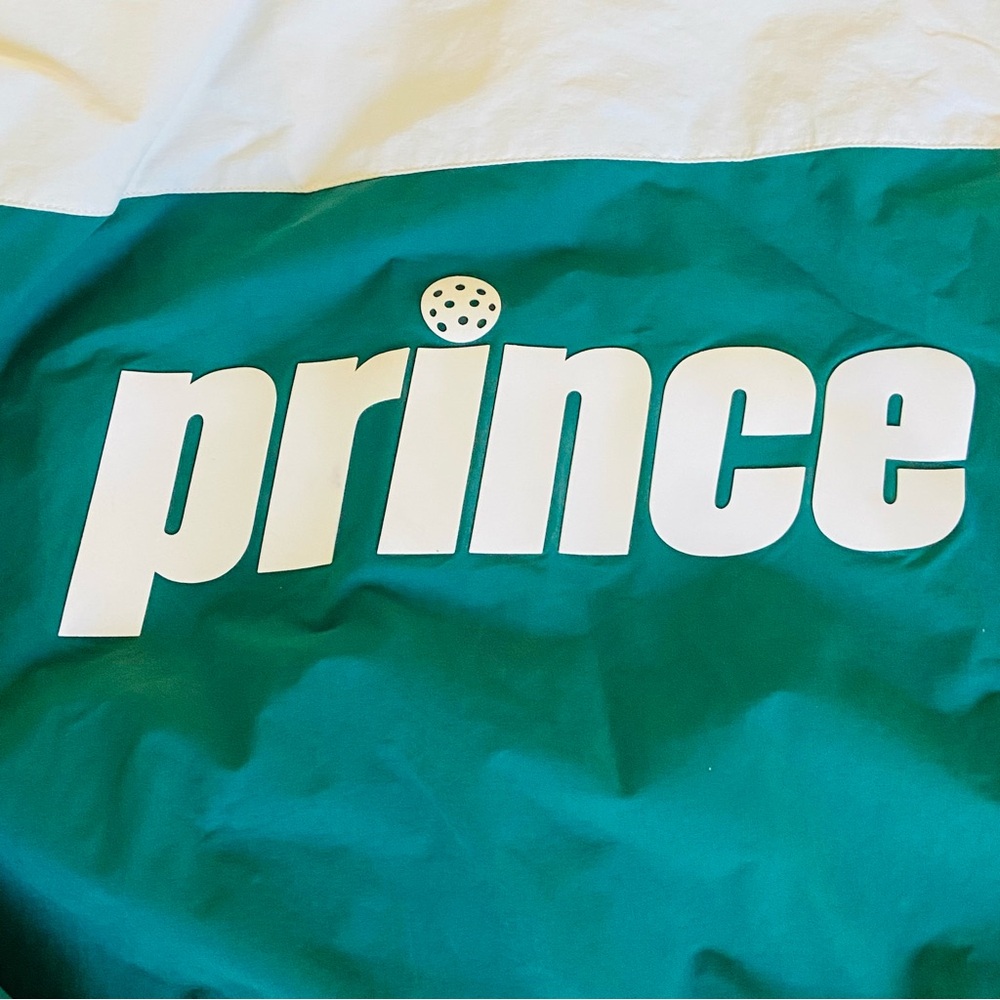 PRINCE Pickleball Nylon Jacket Cropped Full Zip Windbreaker Sporty Girl Medium - Picture 6 of 7